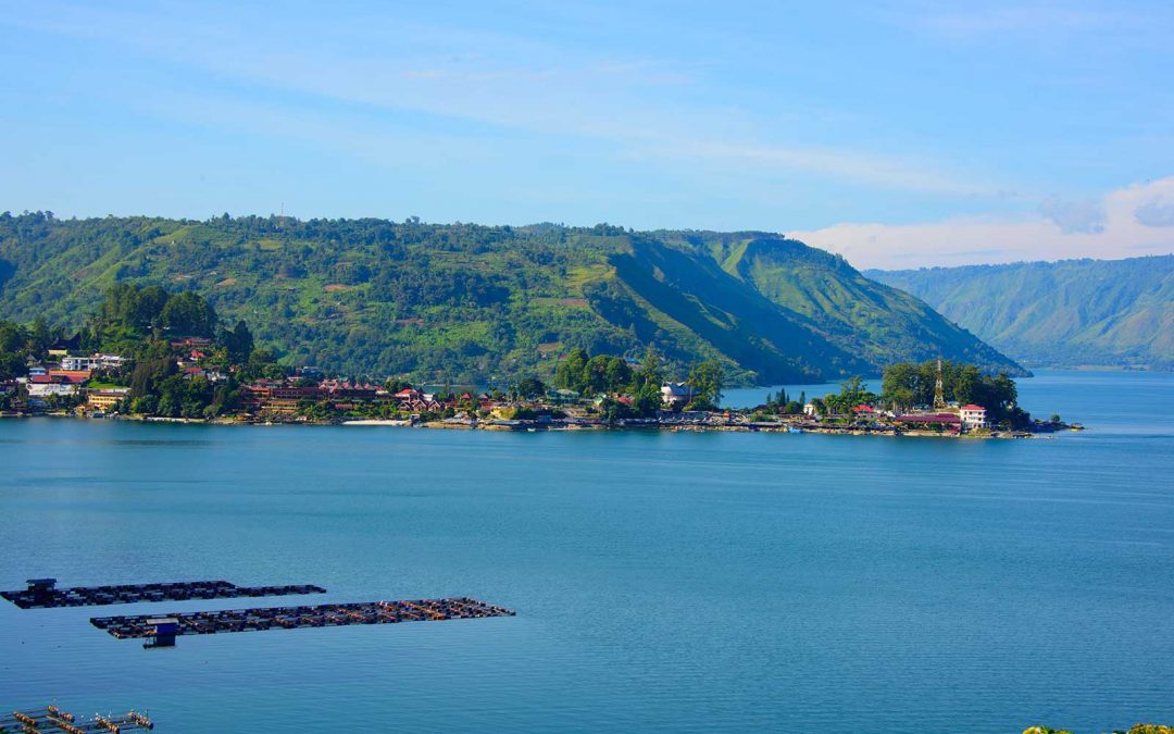 A Stone Chair Village, Lake Toba, Sumatra