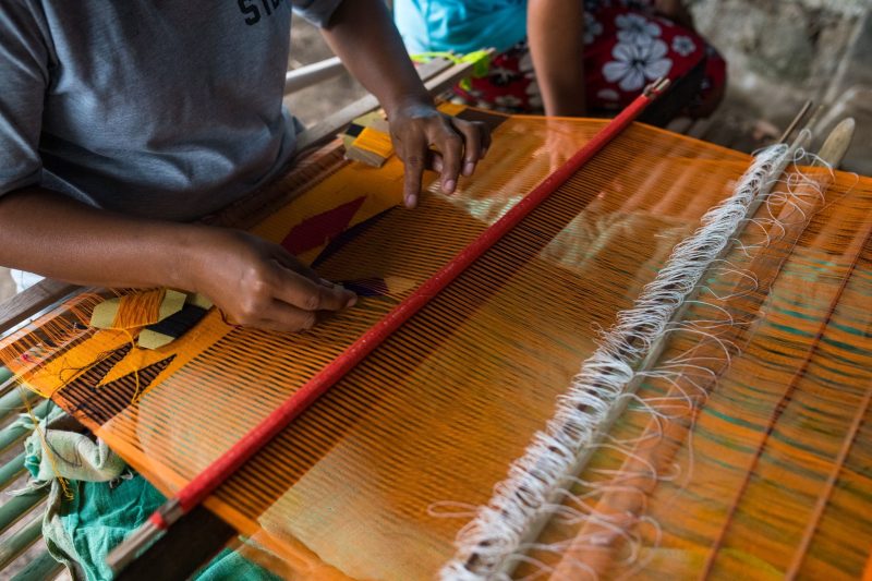 Weaving in Bali